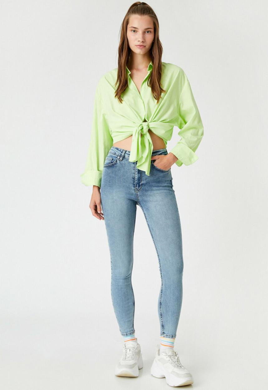Koton - High rise skinny jean - indigo
