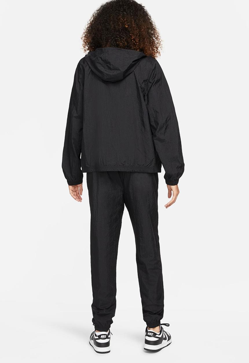 Nike - NSW  Essential Woven Tracksuit basic - black & white