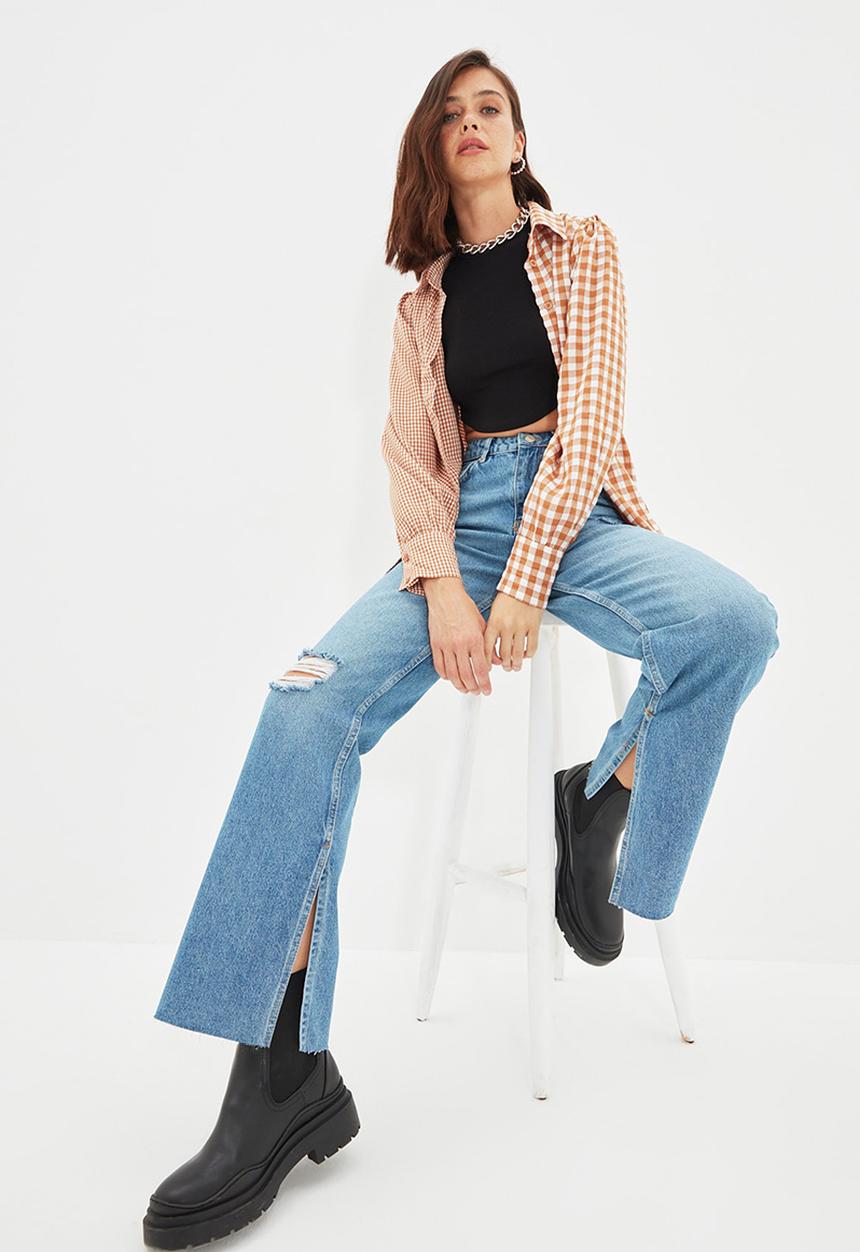 Koton - High waist 90's jeans - blue