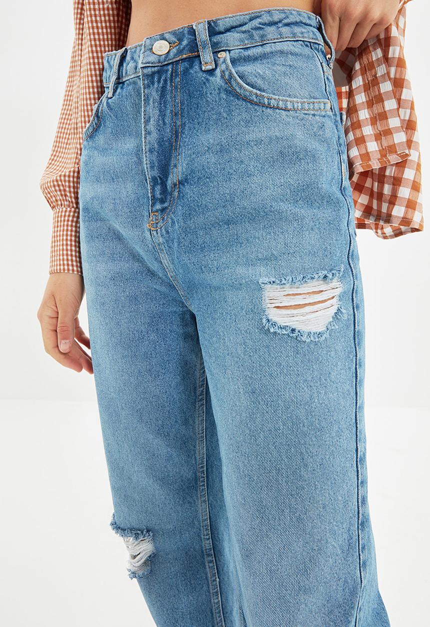 Koton - High waist 90's jeans - blue