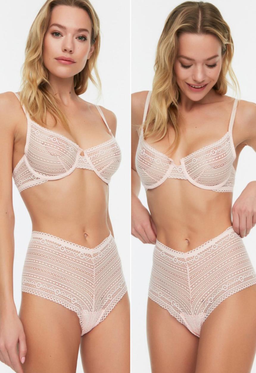 Koton - Lace panties - powder pink