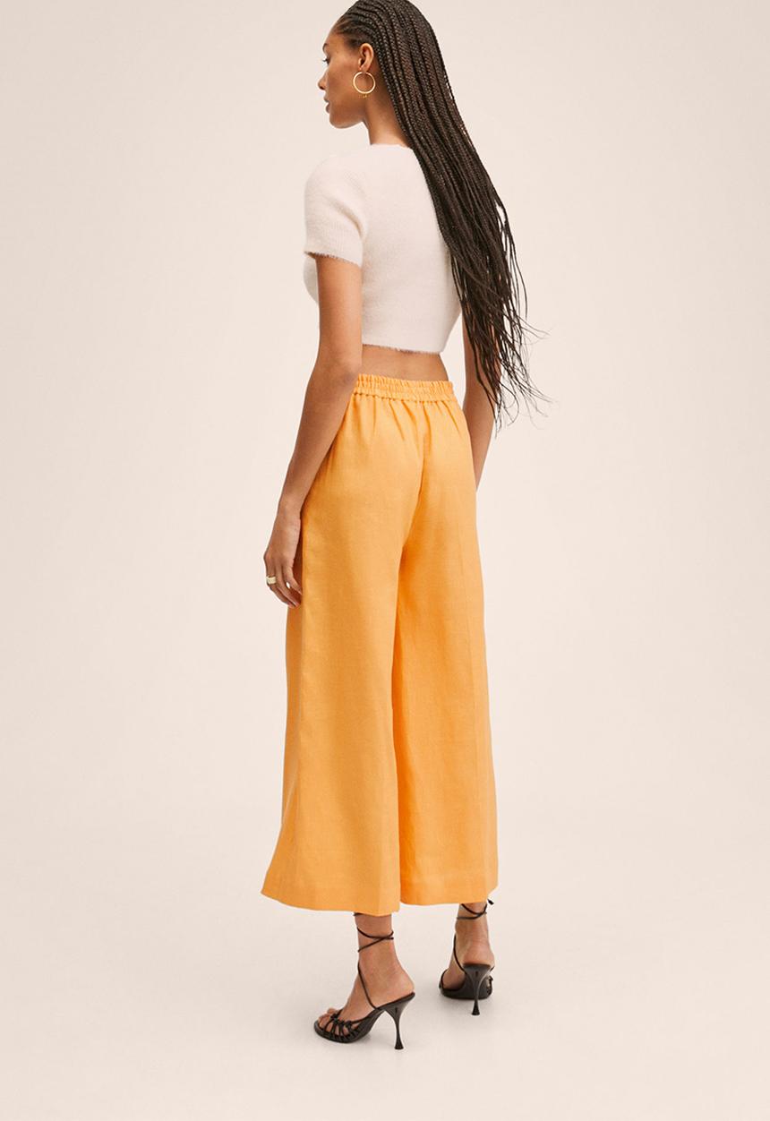 MANGO - Trousers lote - orange