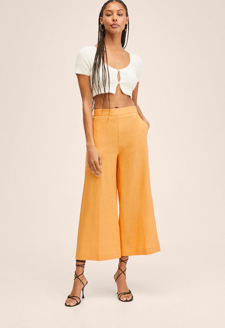 MANGO - Trousers lote - orange