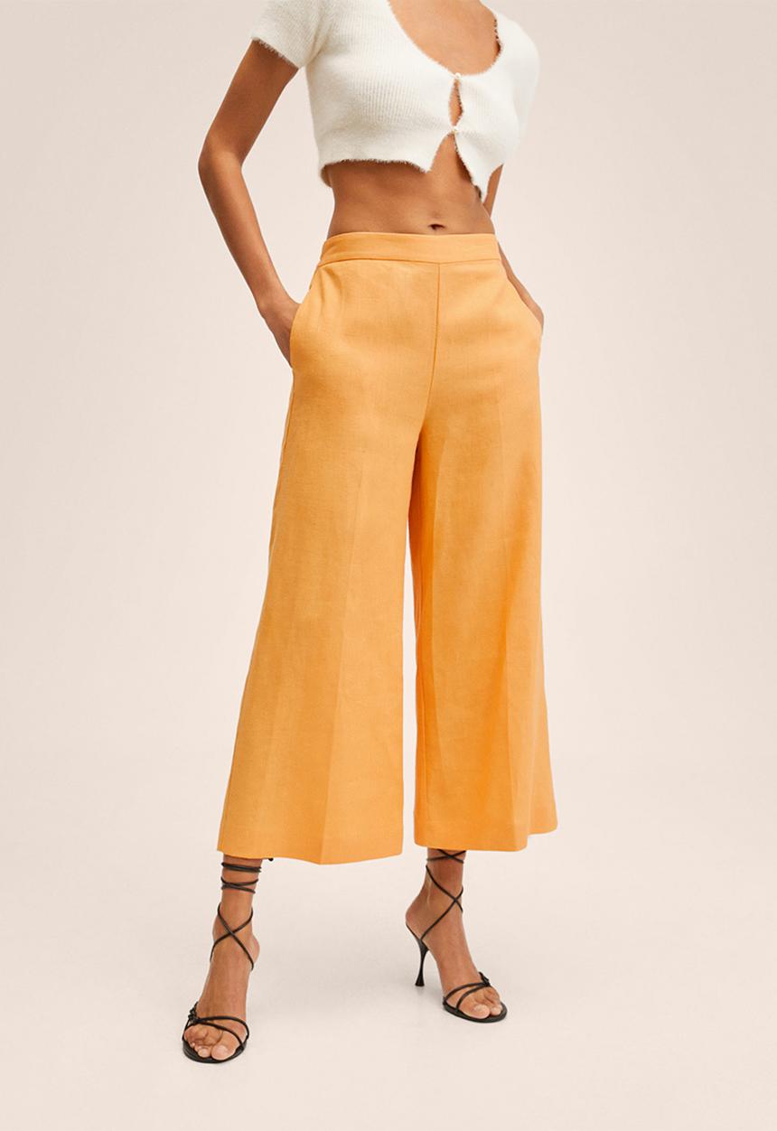 MANGO - Trousers lote - orange