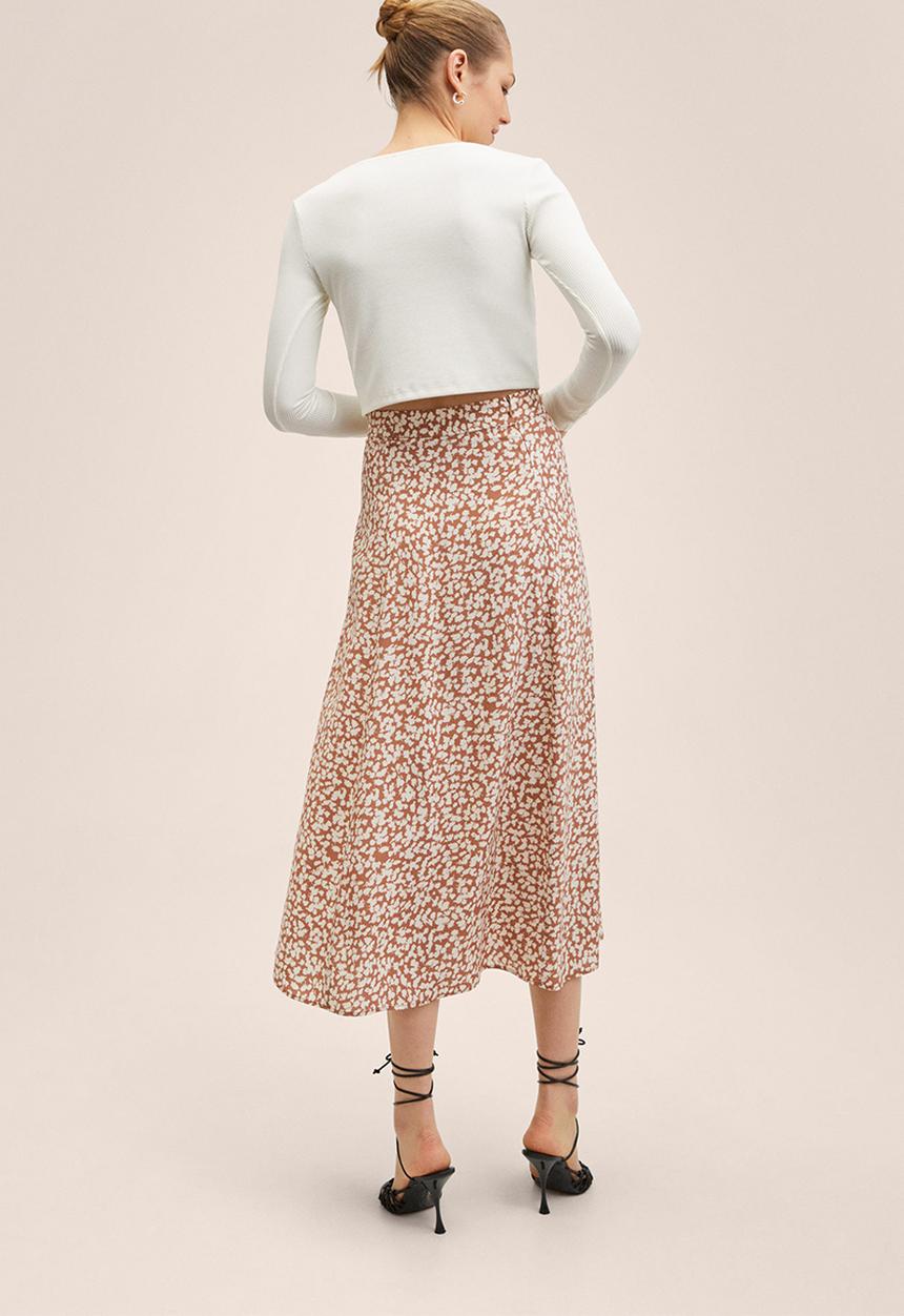 MANGO - Skirt bombay2 - brown