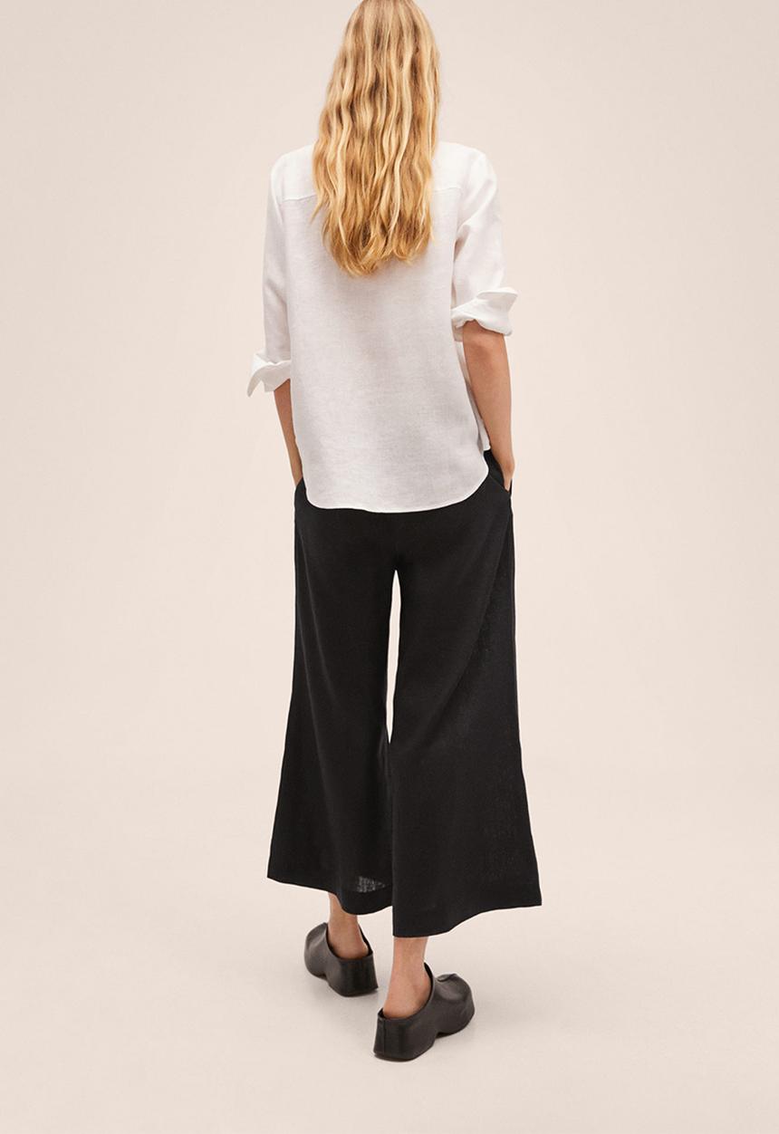 MANGO - Trousers lote - black