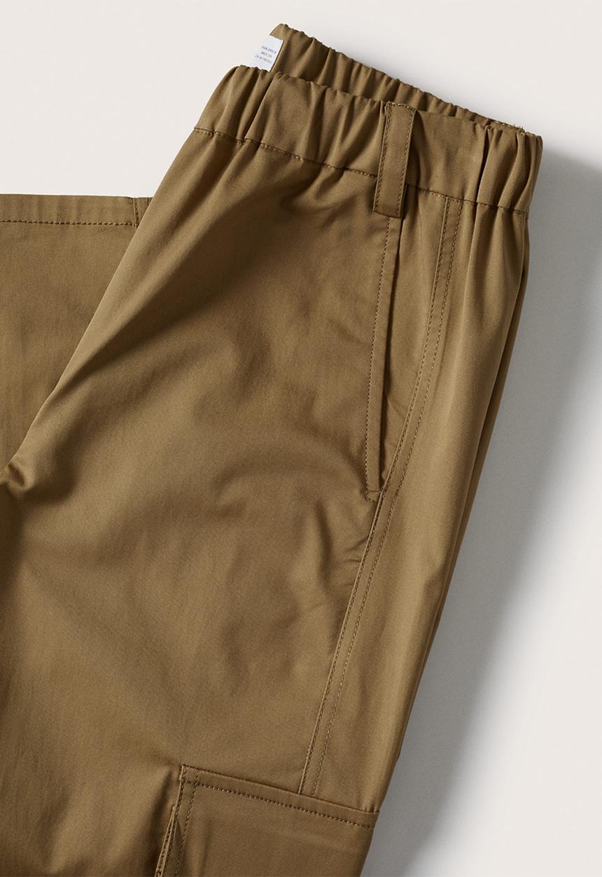 MANGO - Trousers seul - medium brown