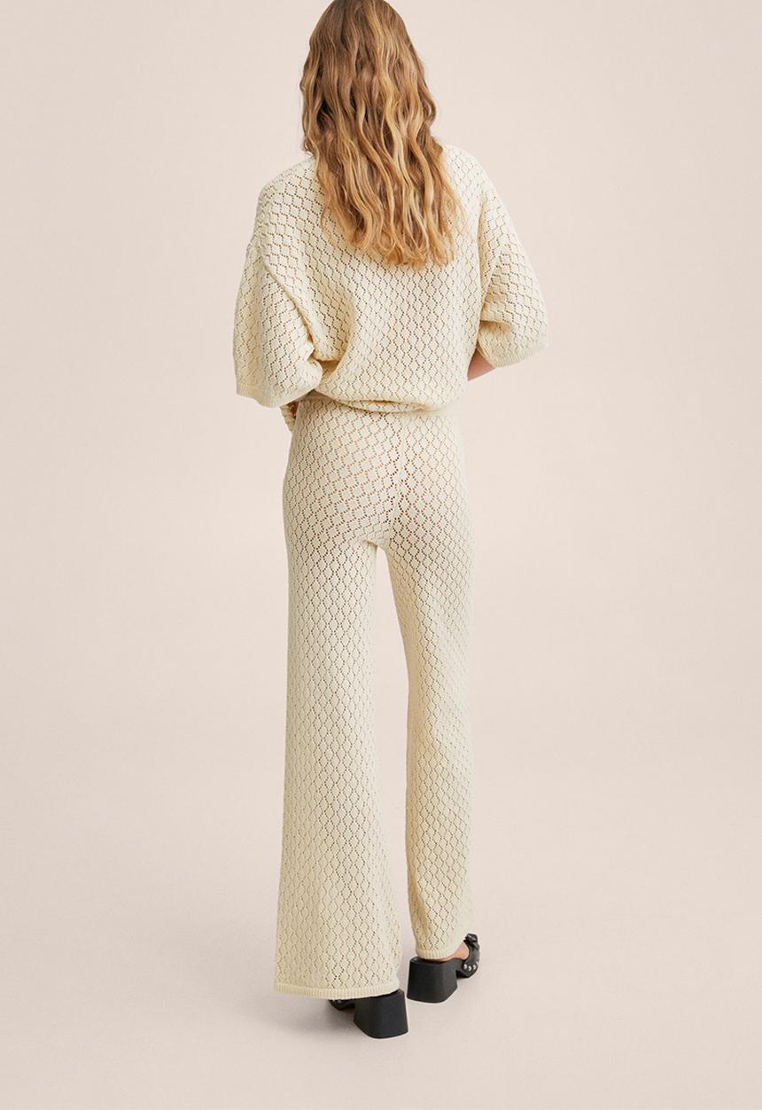 MANGO - Trousers figaro - light beige