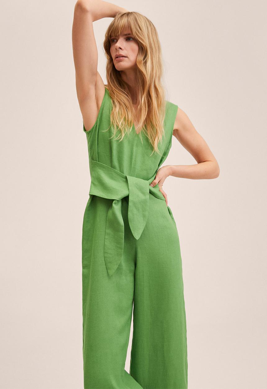 MANGO - One-piece suit nalita - green