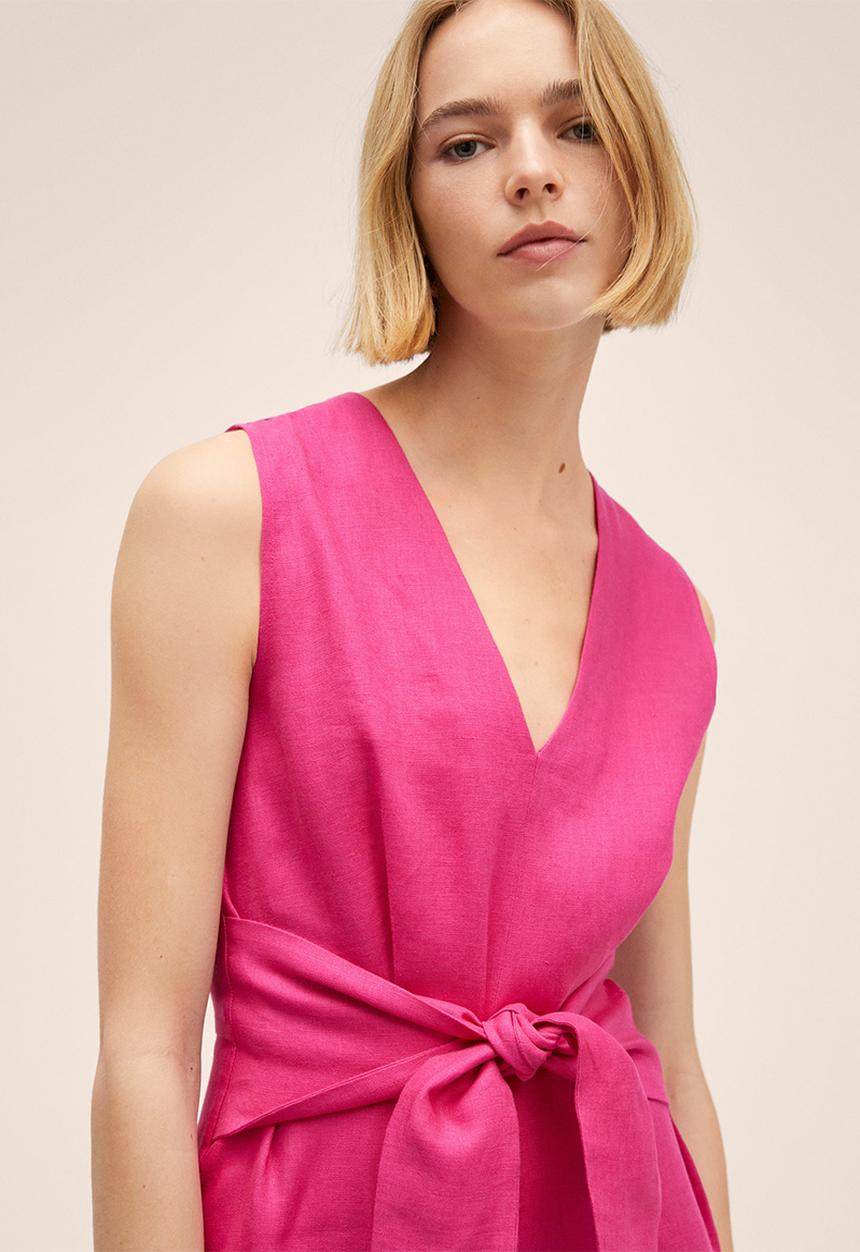 MANGO - One-piece suit nalita - bright pink