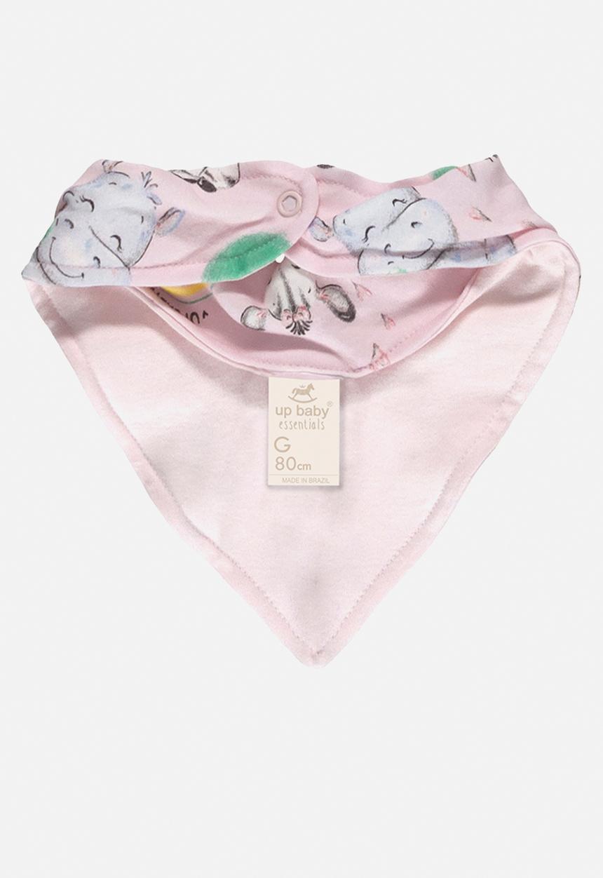 UP Baby - Cotton bib - light pink