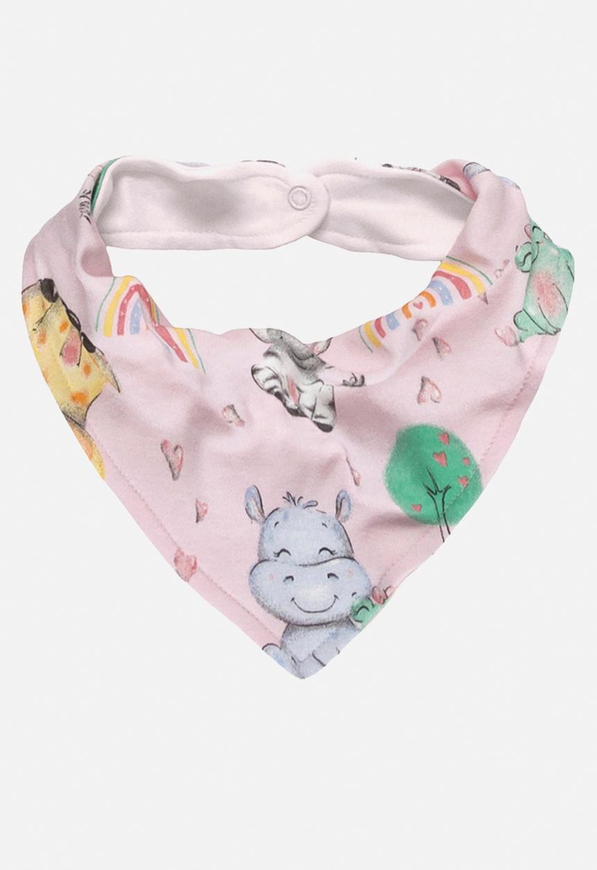 UP Baby - Cotton bib - light pink