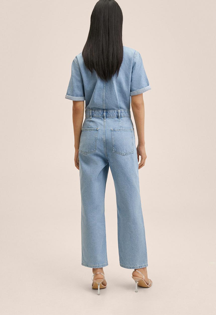 MANGO - One-piece suit alessia - open blue