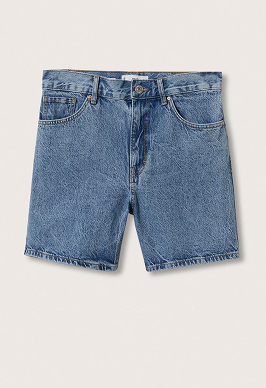 MANGO - Shorts zaida - open blue