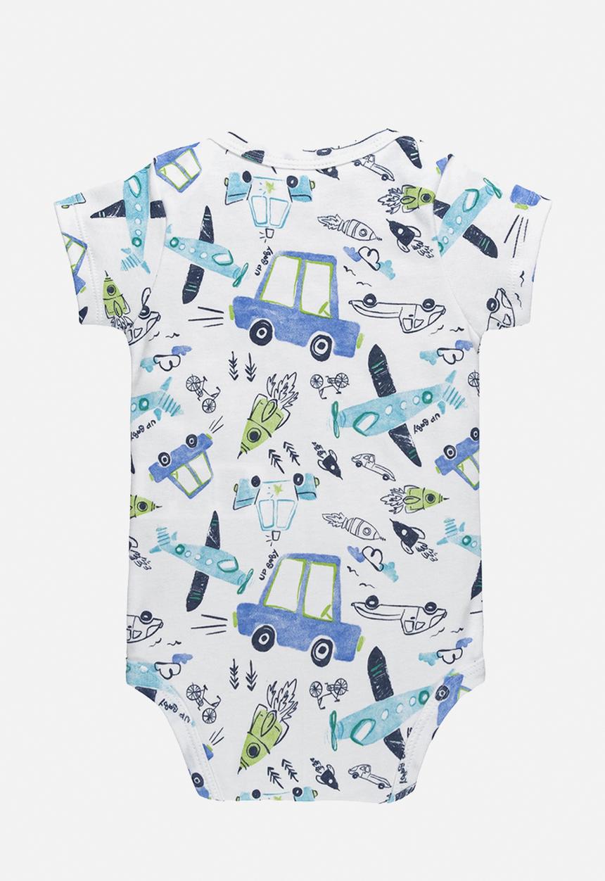 UP Baby - Cotton bodysuit - white