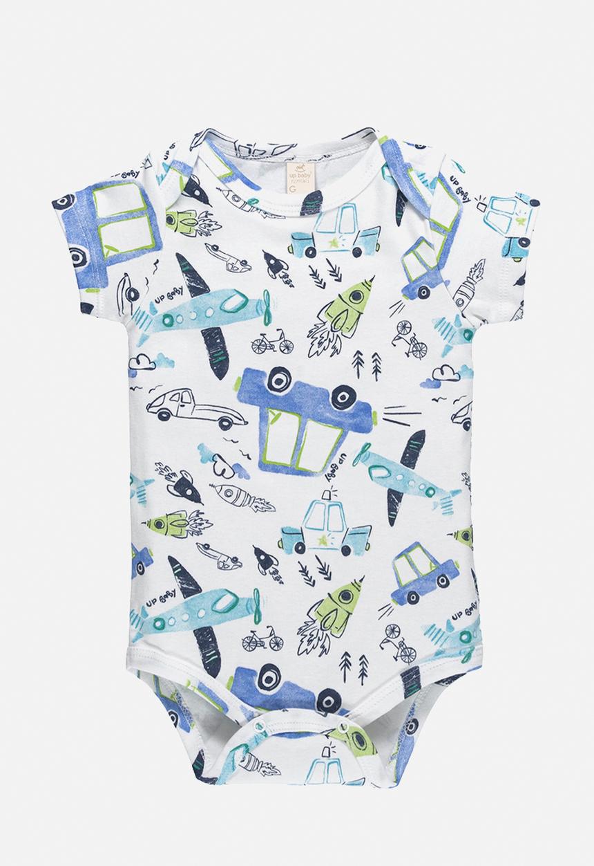 UP Baby - Cotton bodysuit - white