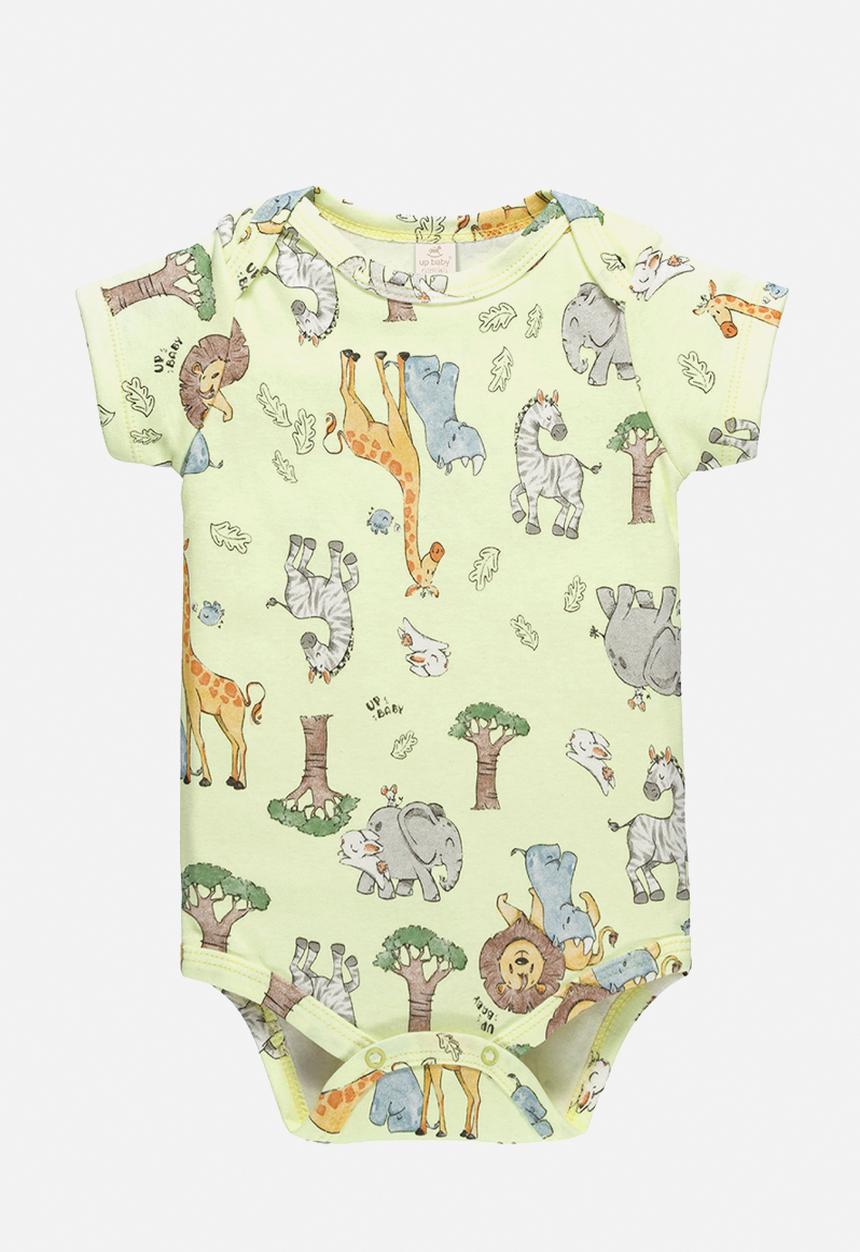 UP Baby - Cotton bodysuit - light yellow