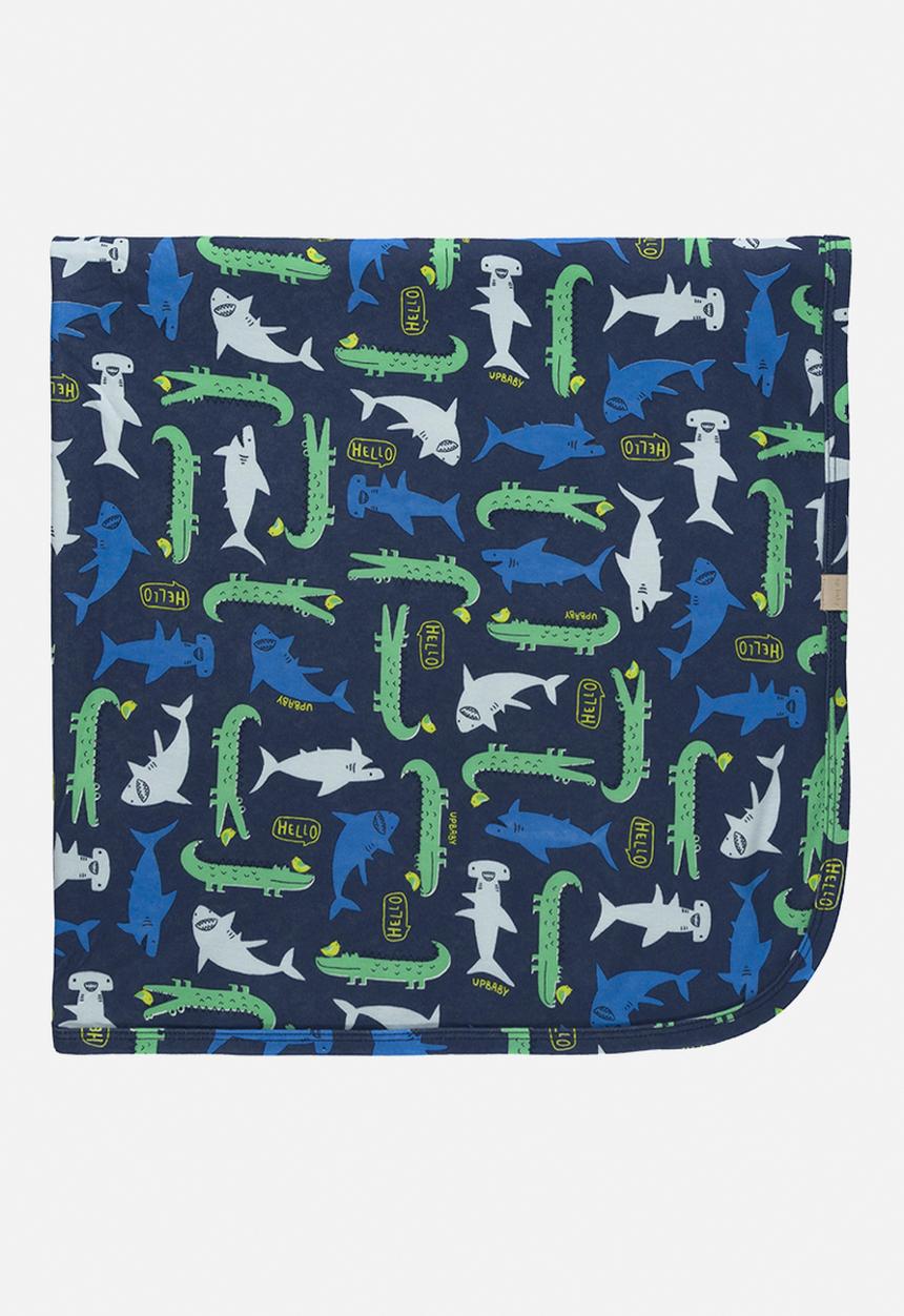 UP Baby - Cotton blanket - blue