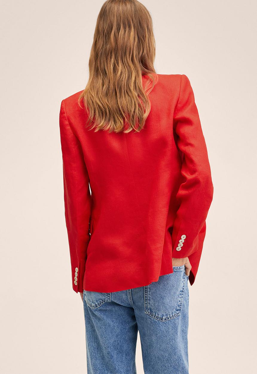 MANGO - Blazer tempoli - red