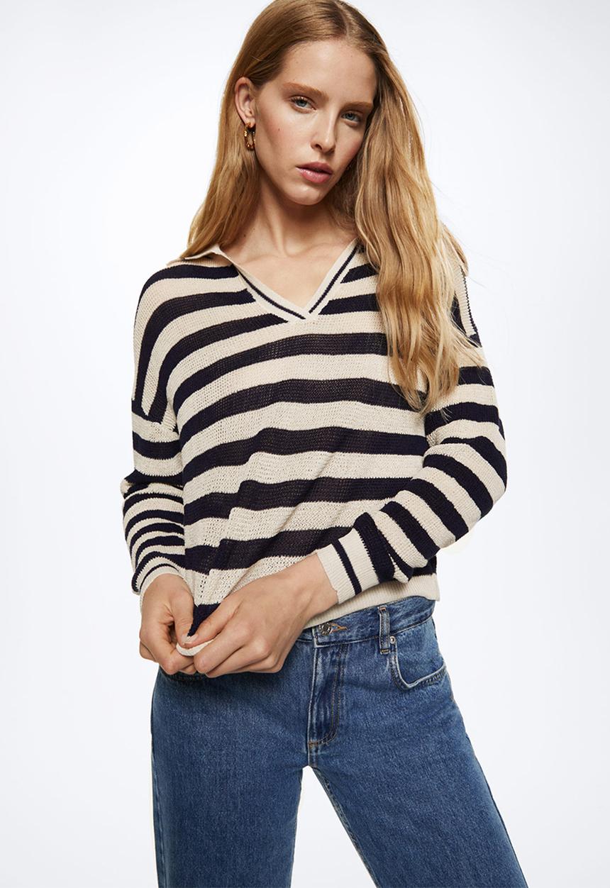 MANGO - Polo tshirt caja - navy