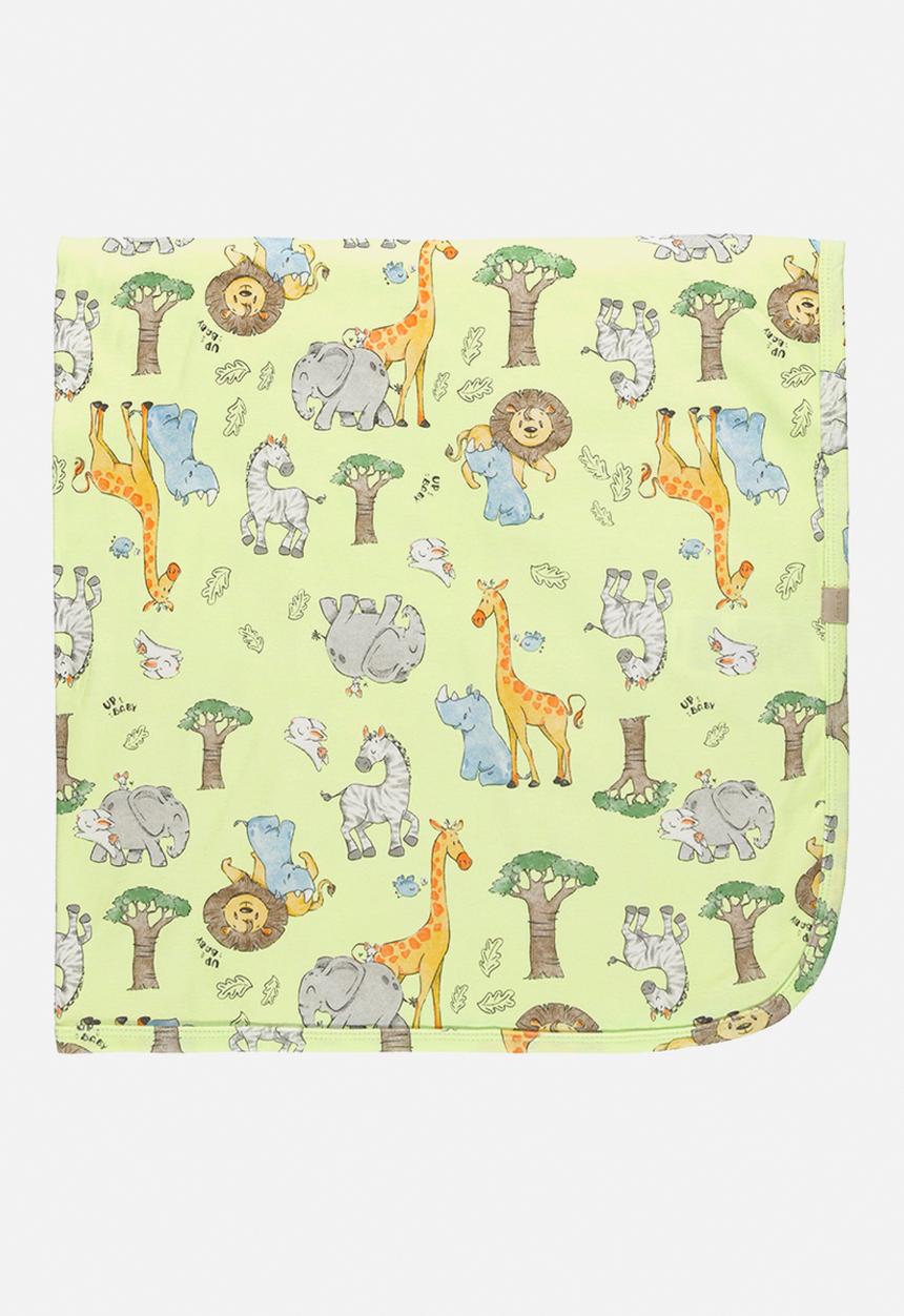 UP Baby - Cotton blanket - light yellow