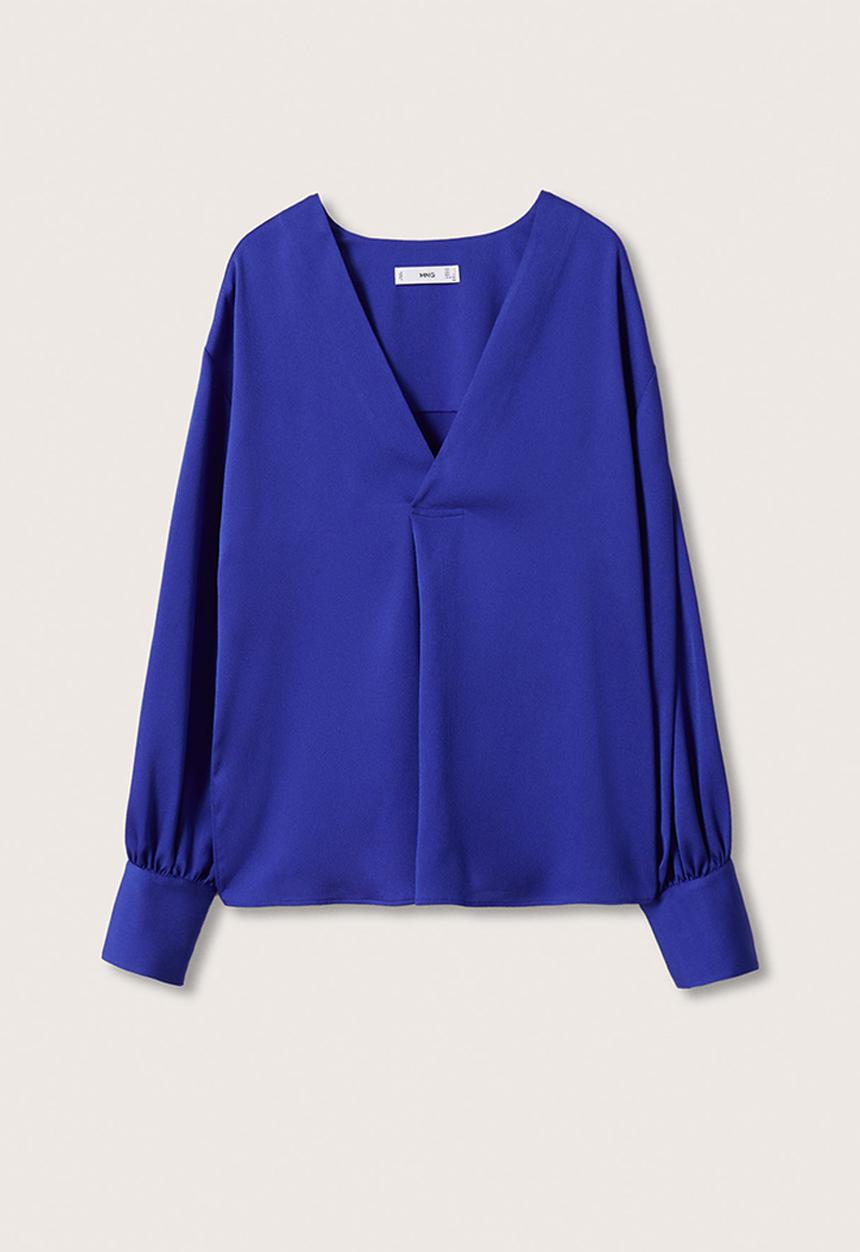 MANGO - Plus blouse olivia - mid blue