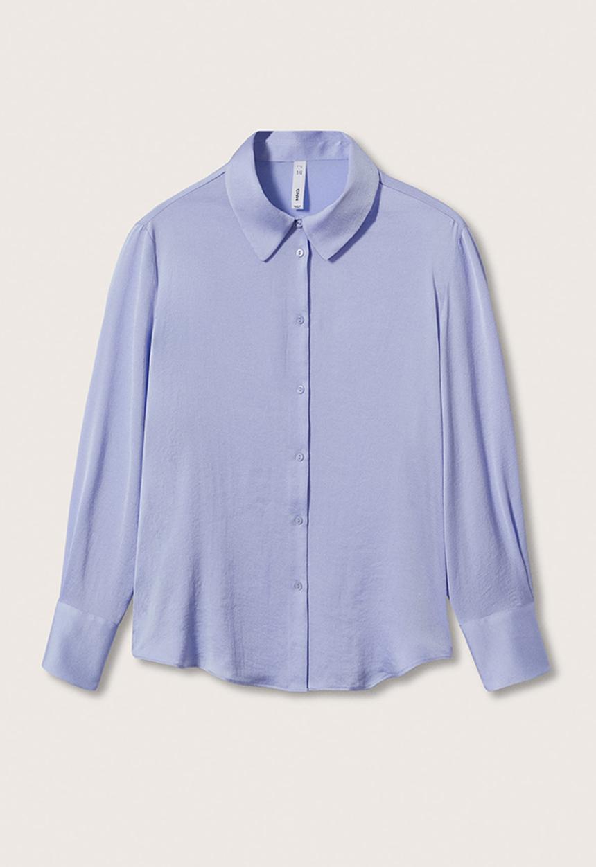 MANGO - Shirt briliant - light pastel blue