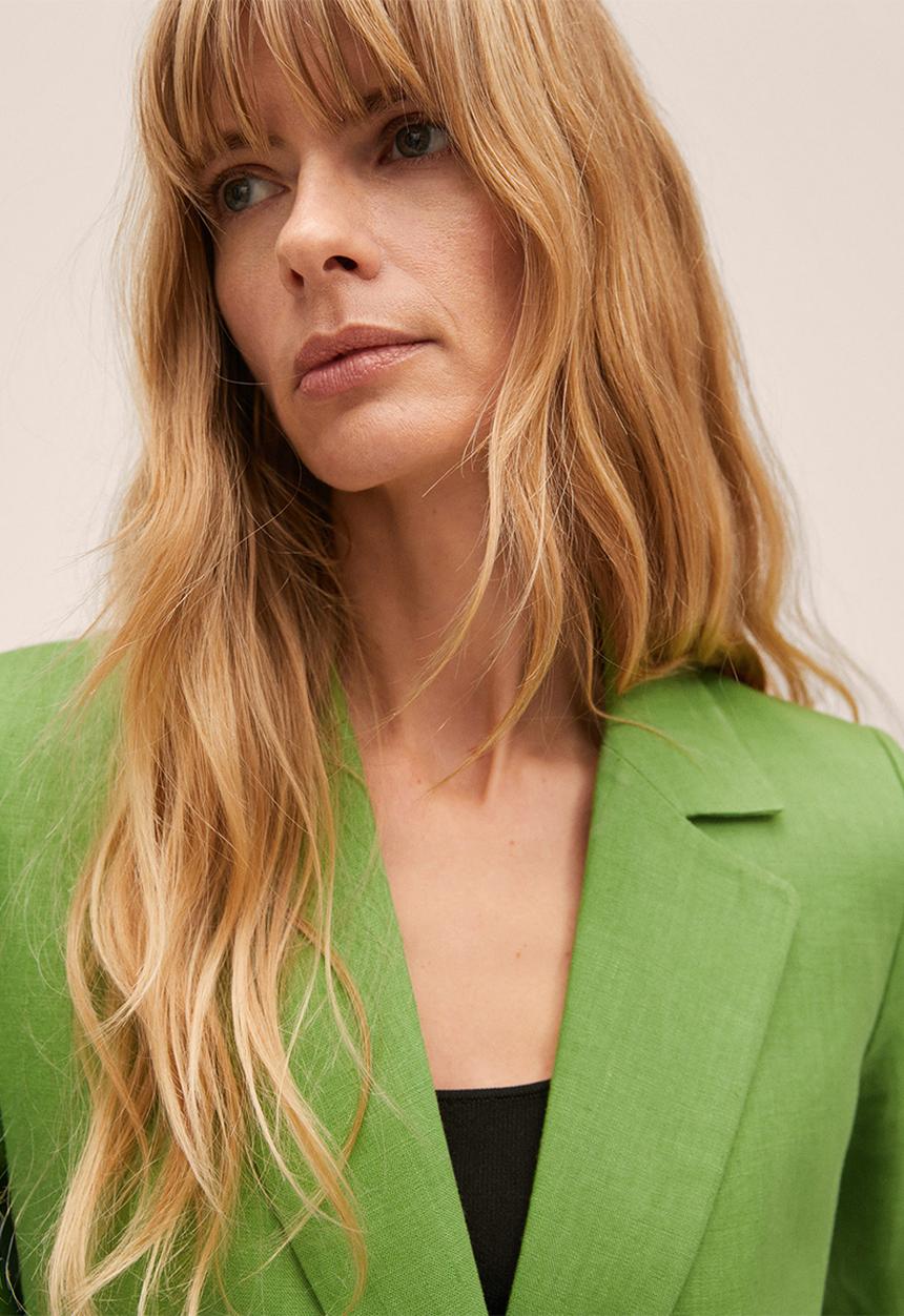 MANGO - Blazer ampa - green