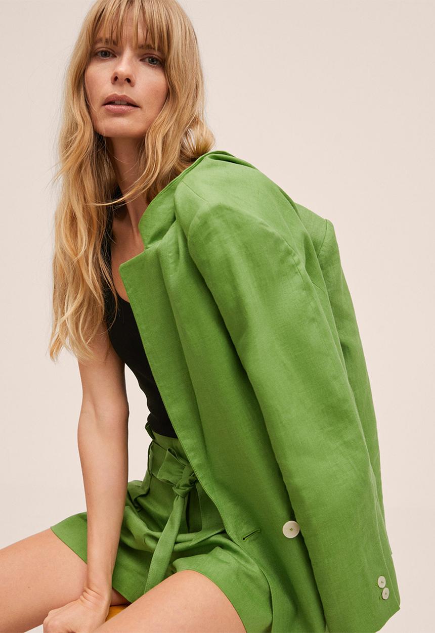 MANGO - Blazer ampa - green