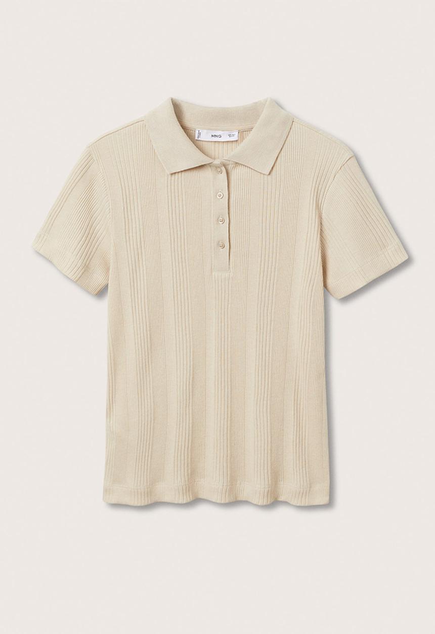 MANGO - Polo shirt diva1 - light pastel brown