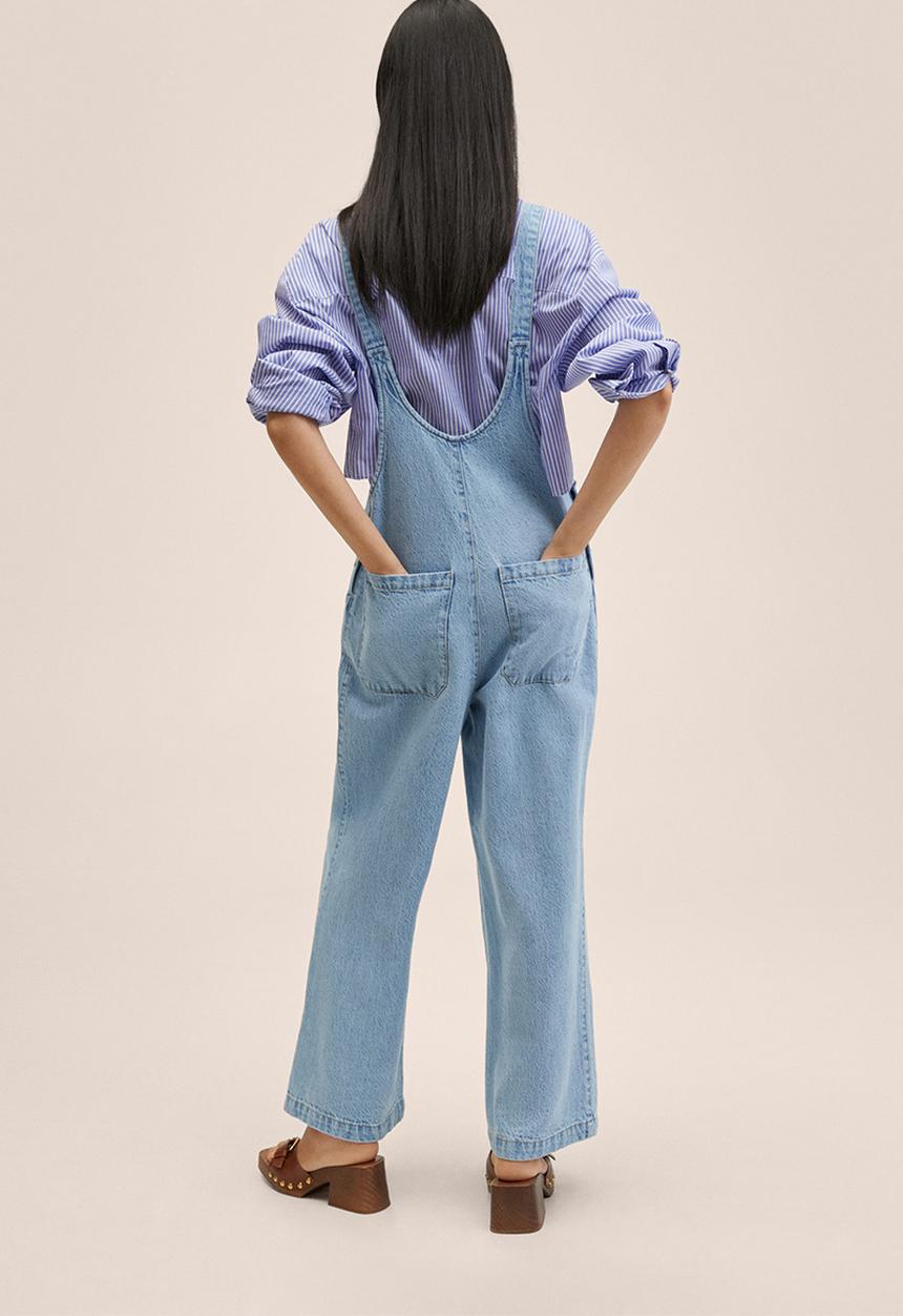MANGO - Dungarees mariela - open blue