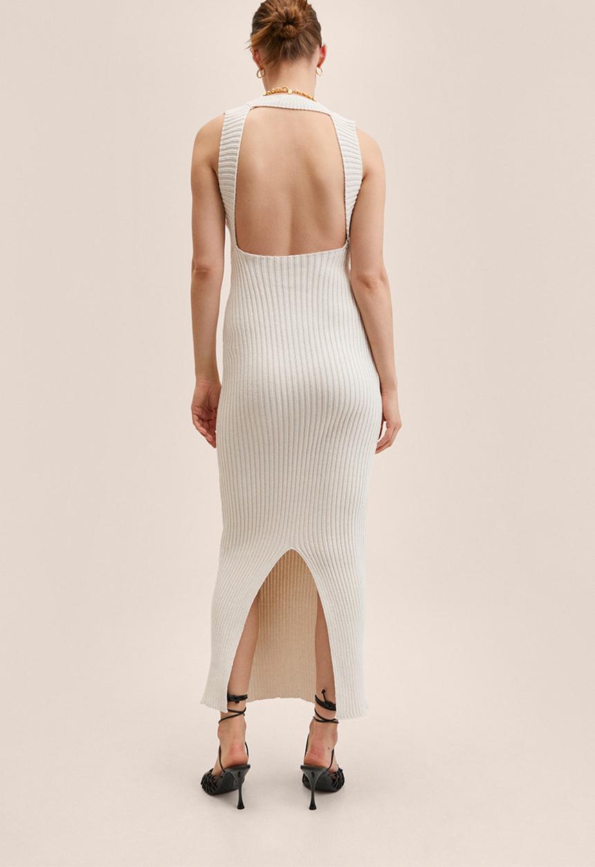 MANGO - Dress newyork - light beige