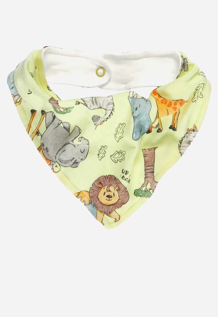 UP Baby - Cotton bib - light yellow