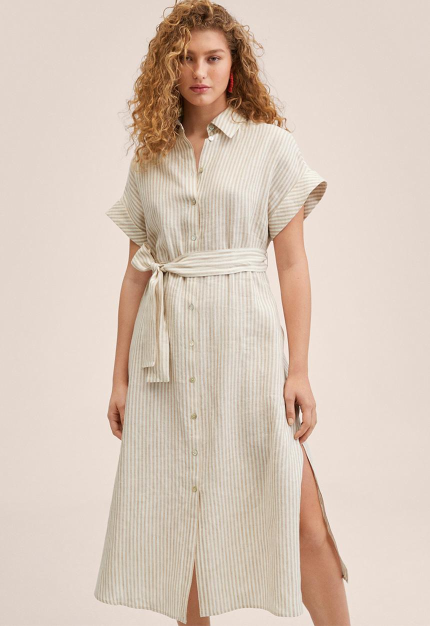 MANGO - Dress pampa - grey