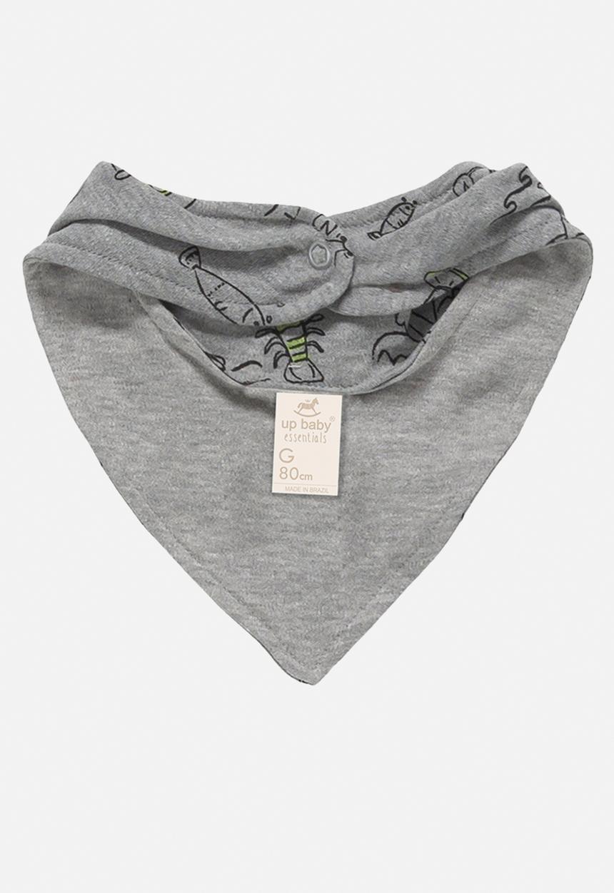 UP Baby - Cotton bib - grey