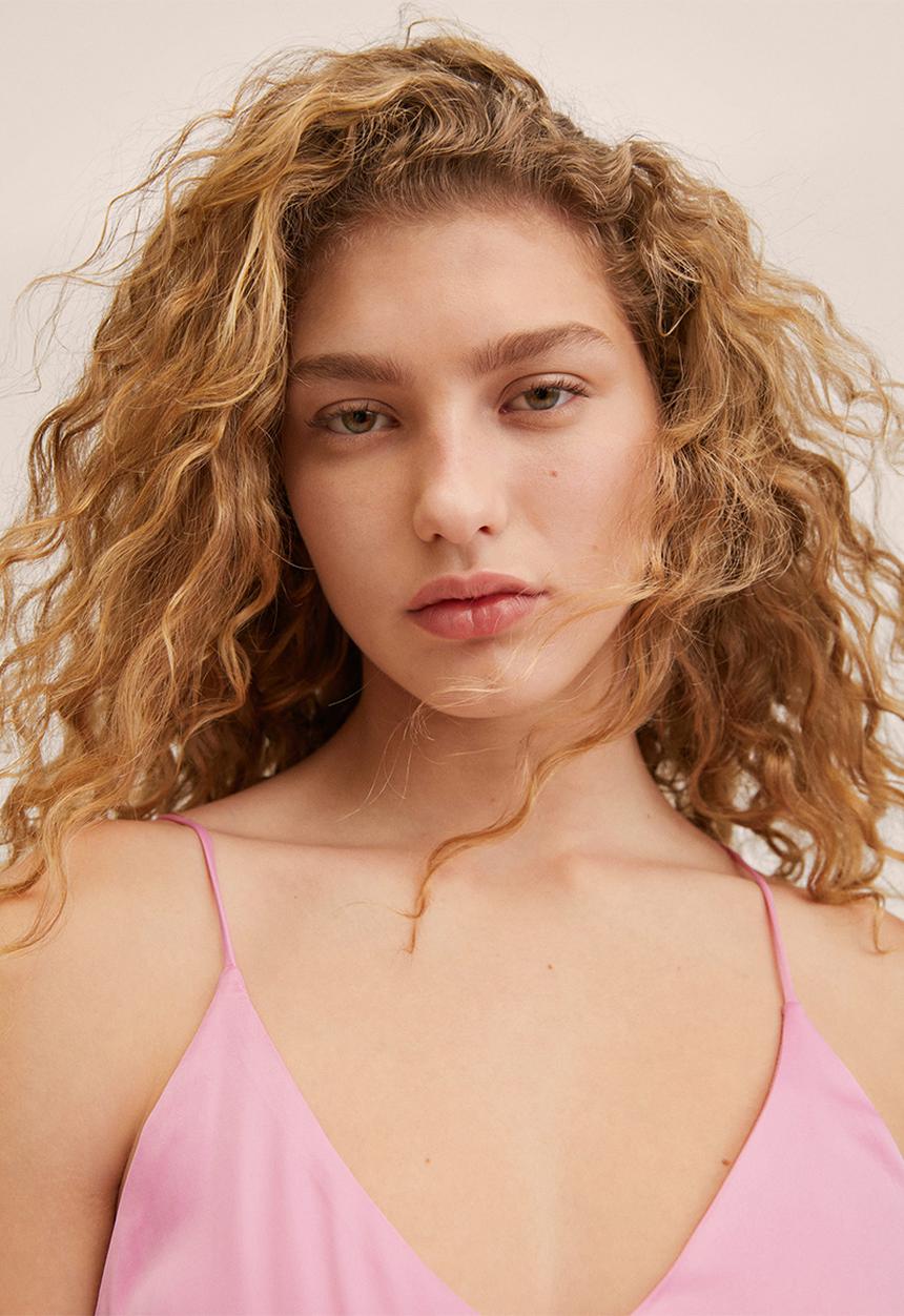 MANGO - Dress carry2 - pink