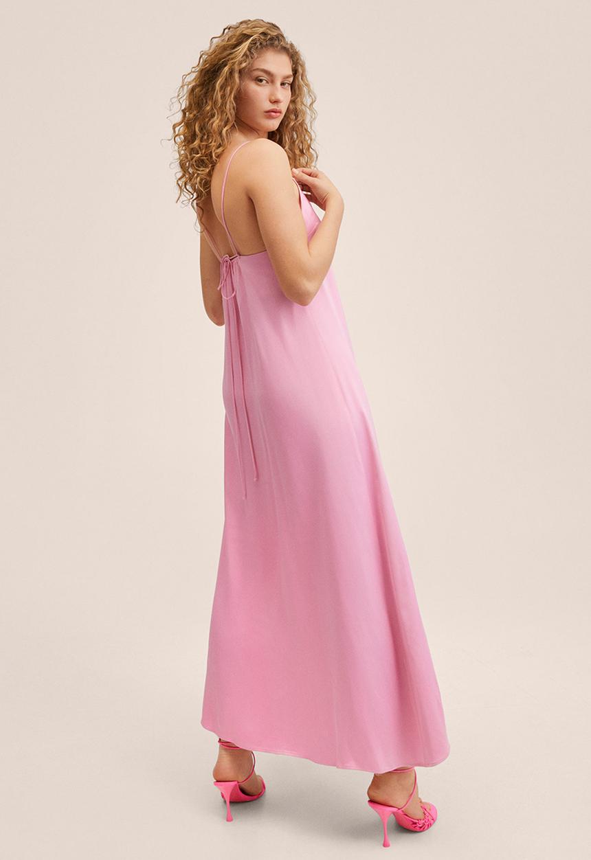 MANGO - Dress carry2 - pink