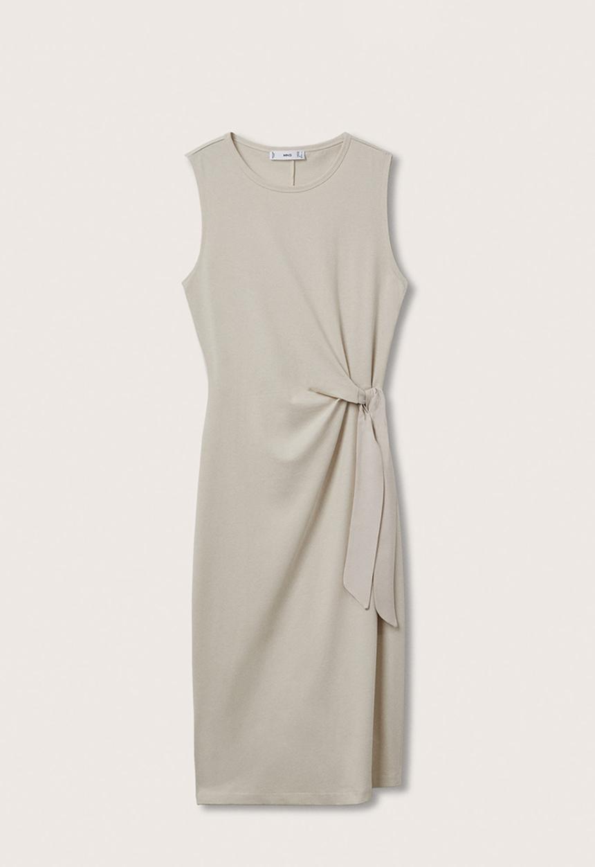 MANGO - Dress ferti2 - light pastel grey