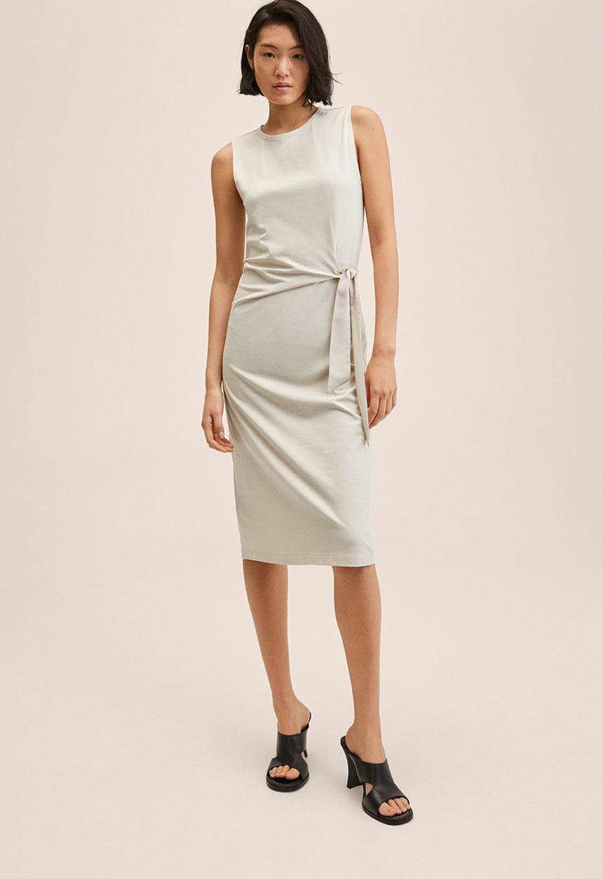 MANGO - Dress ferti2 - light pastel grey