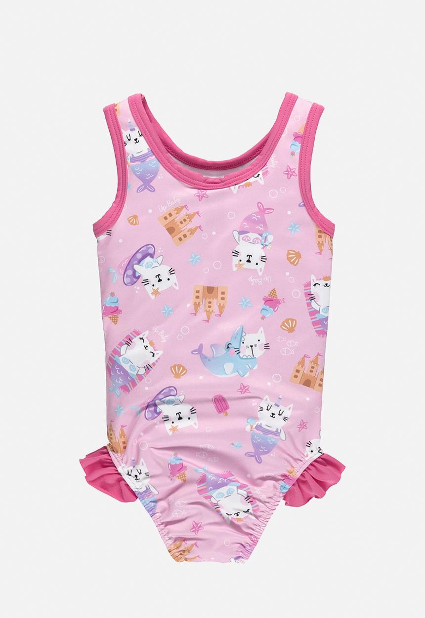 UP Baby - Upf 50+ protection swimsuit - light pink