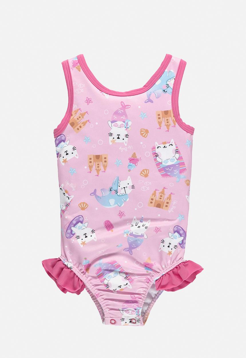 UP Baby - Upf 50+ protection swimsuit - light pink