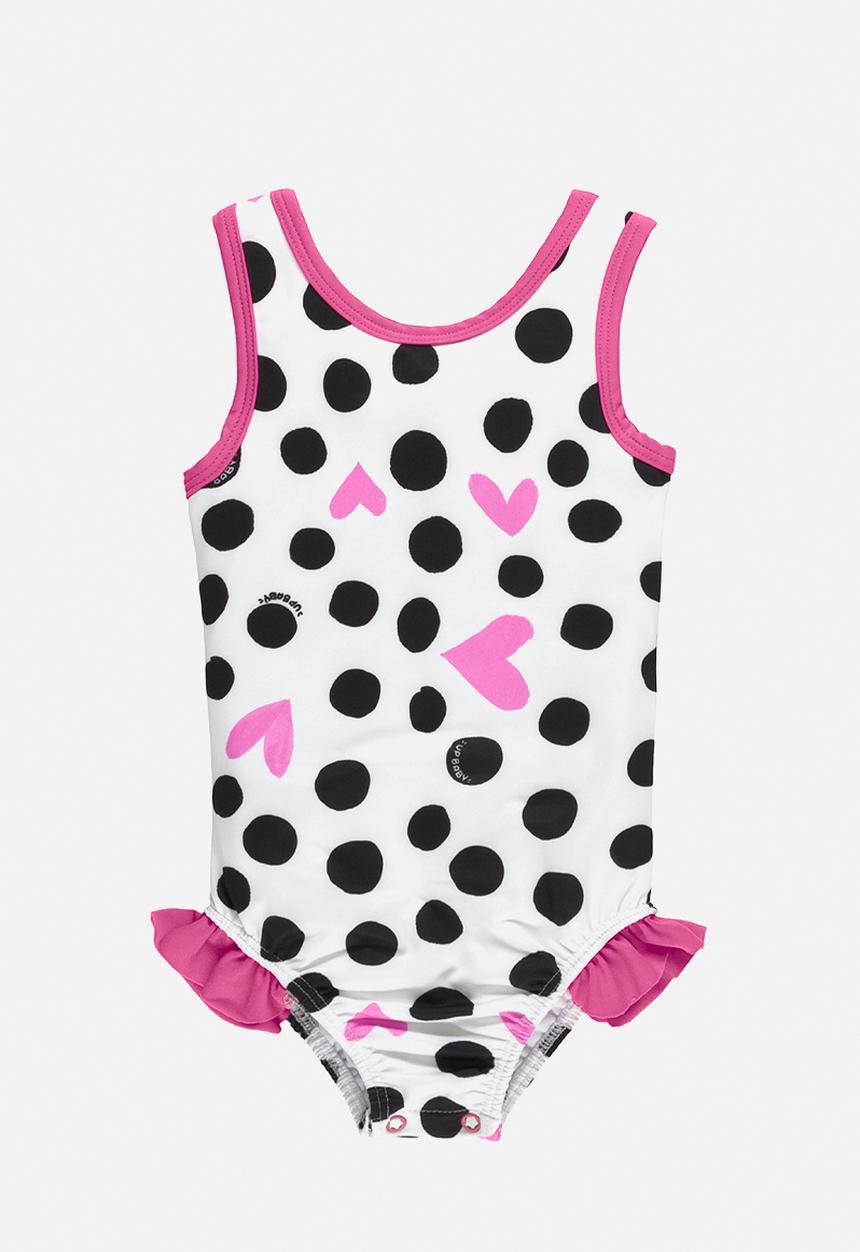 UP Baby - Upf 50+ protection swimsuit - white