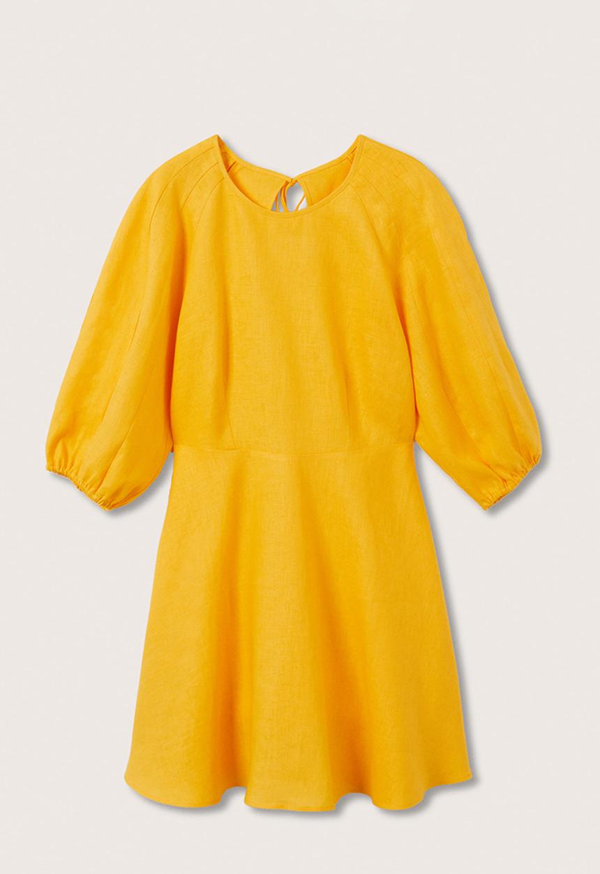 MANGO - Dress filipa - yellow