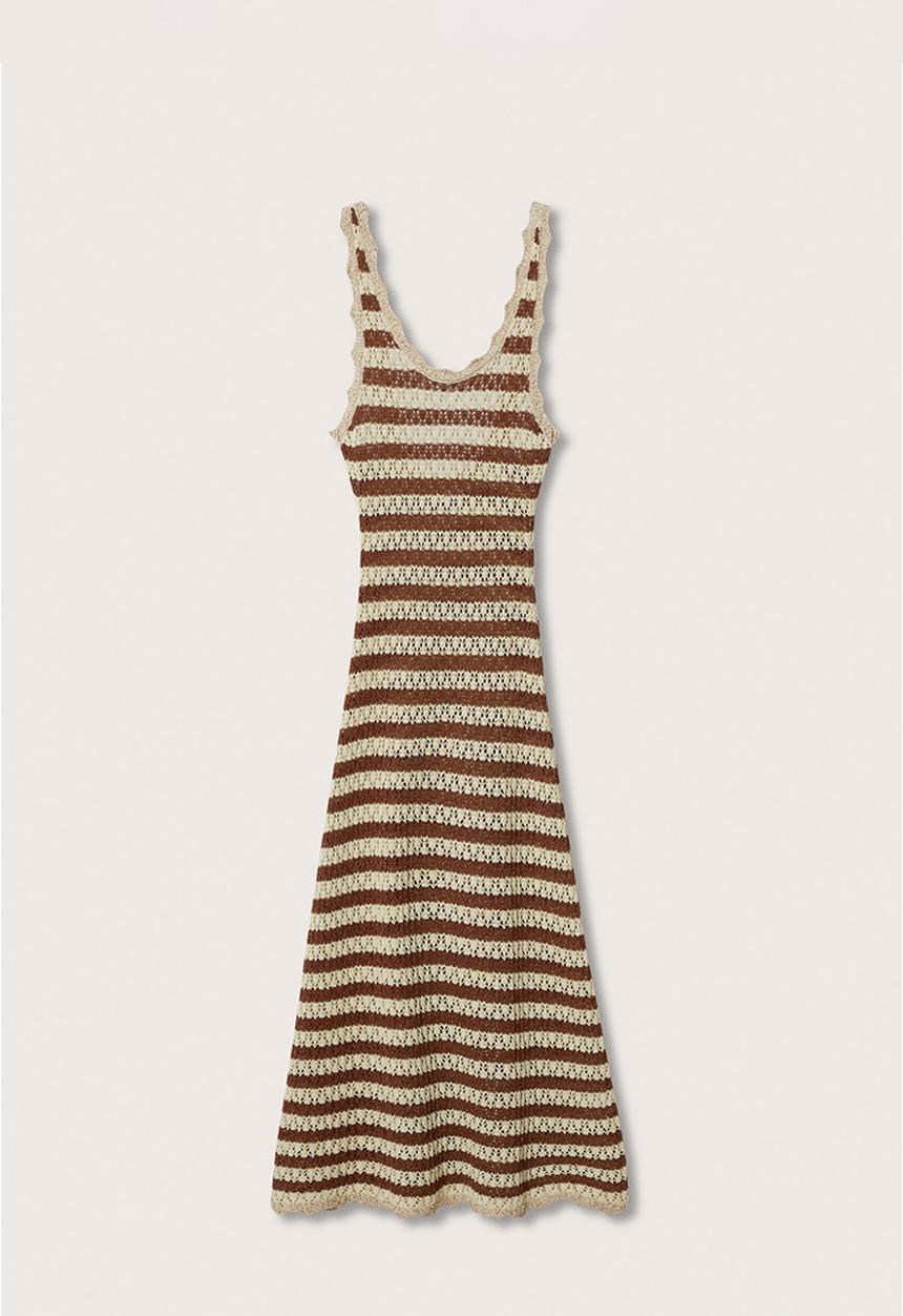 MANGO - Dress mirina - copper