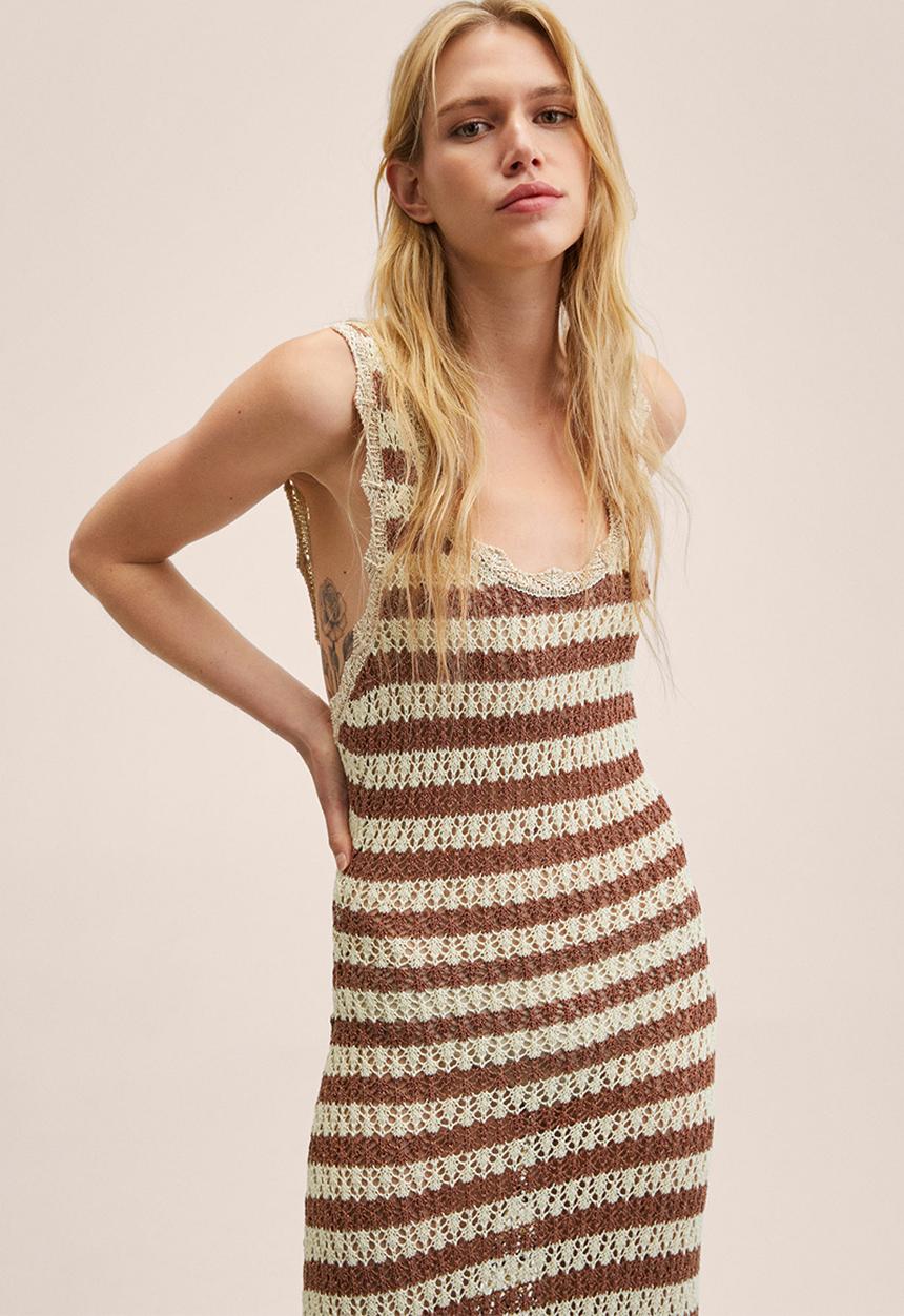 MANGO - Dress mirina - copper