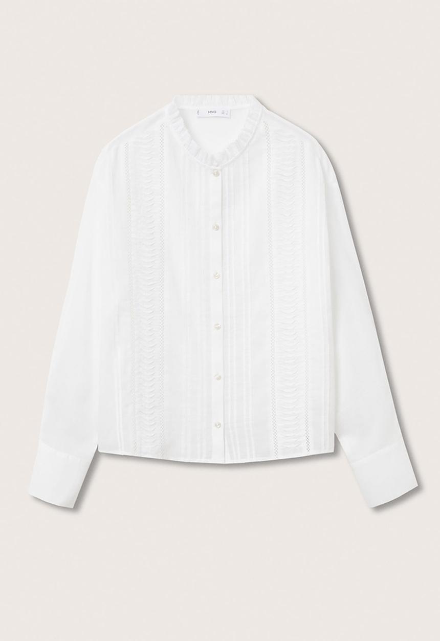 MANGO - Blouse vintage - white