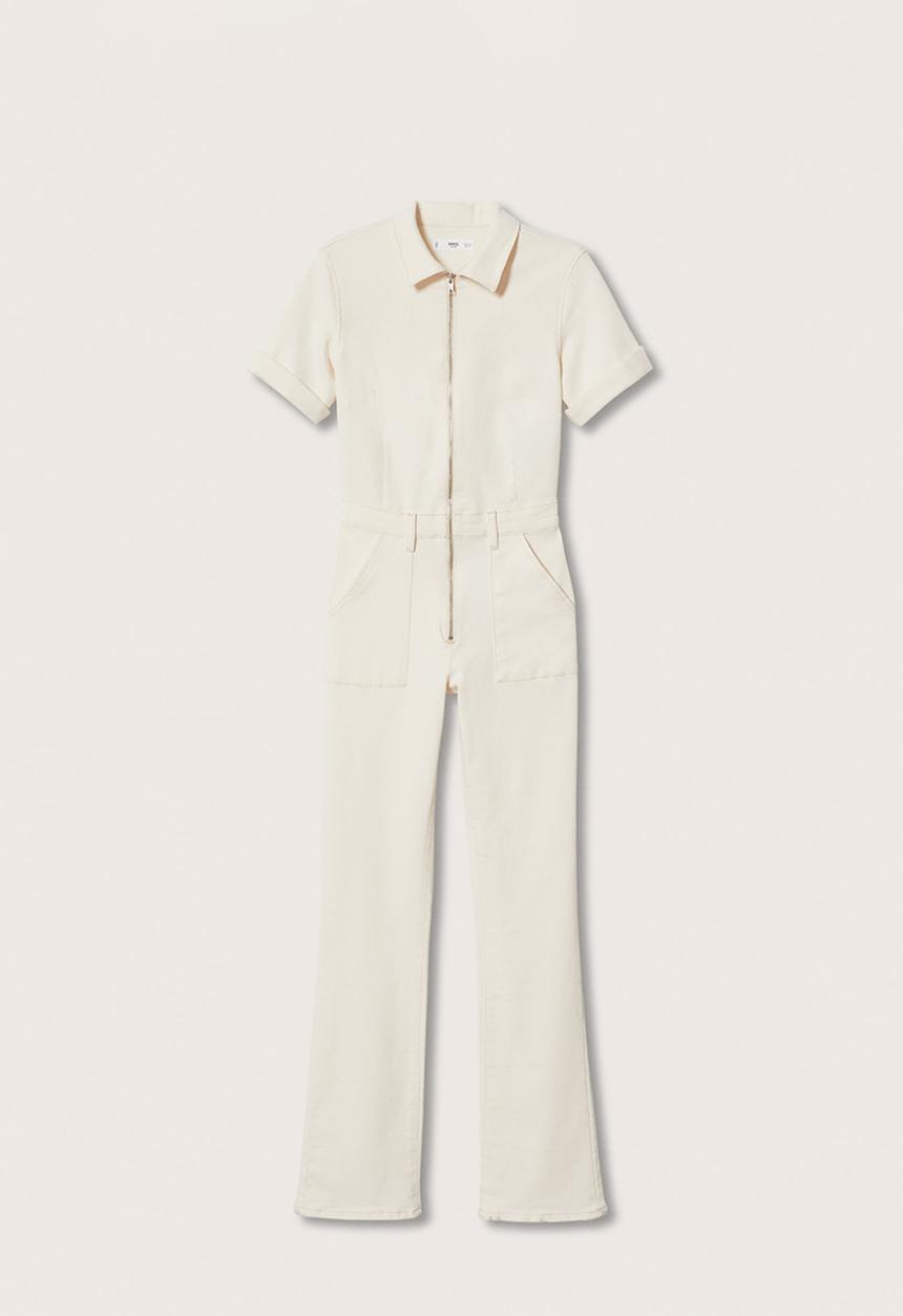 MANGO - One-piece suit iggy - ecru 