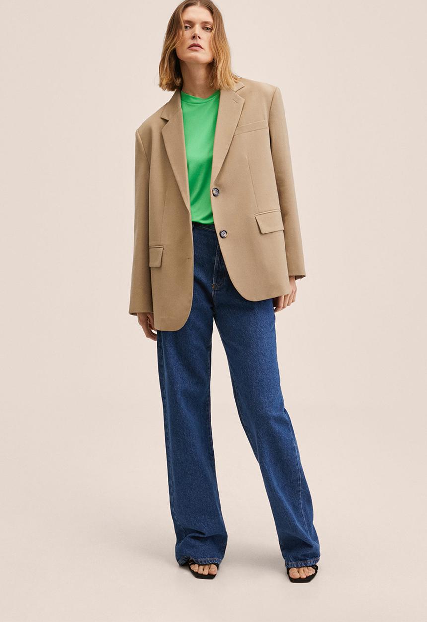 MANGO - T-shirt nica2 - green