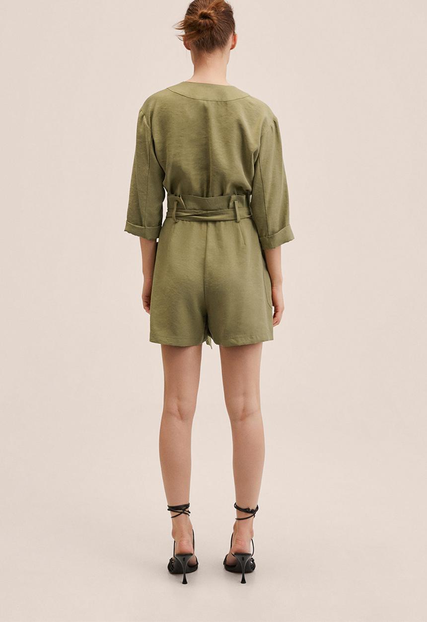 MANGO - Playsuit lobster - khaki