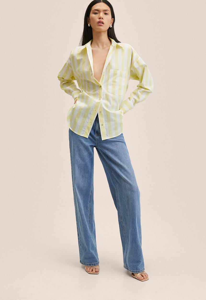 MANGO - Shirt orlegi - yellow